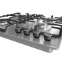 Gorenje | GW642ABX | Hob | Gas | Number of burners/cooking zones 4 | Rotary knobs | Stainless steel - 6